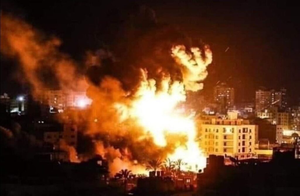 israel attacked on palestine